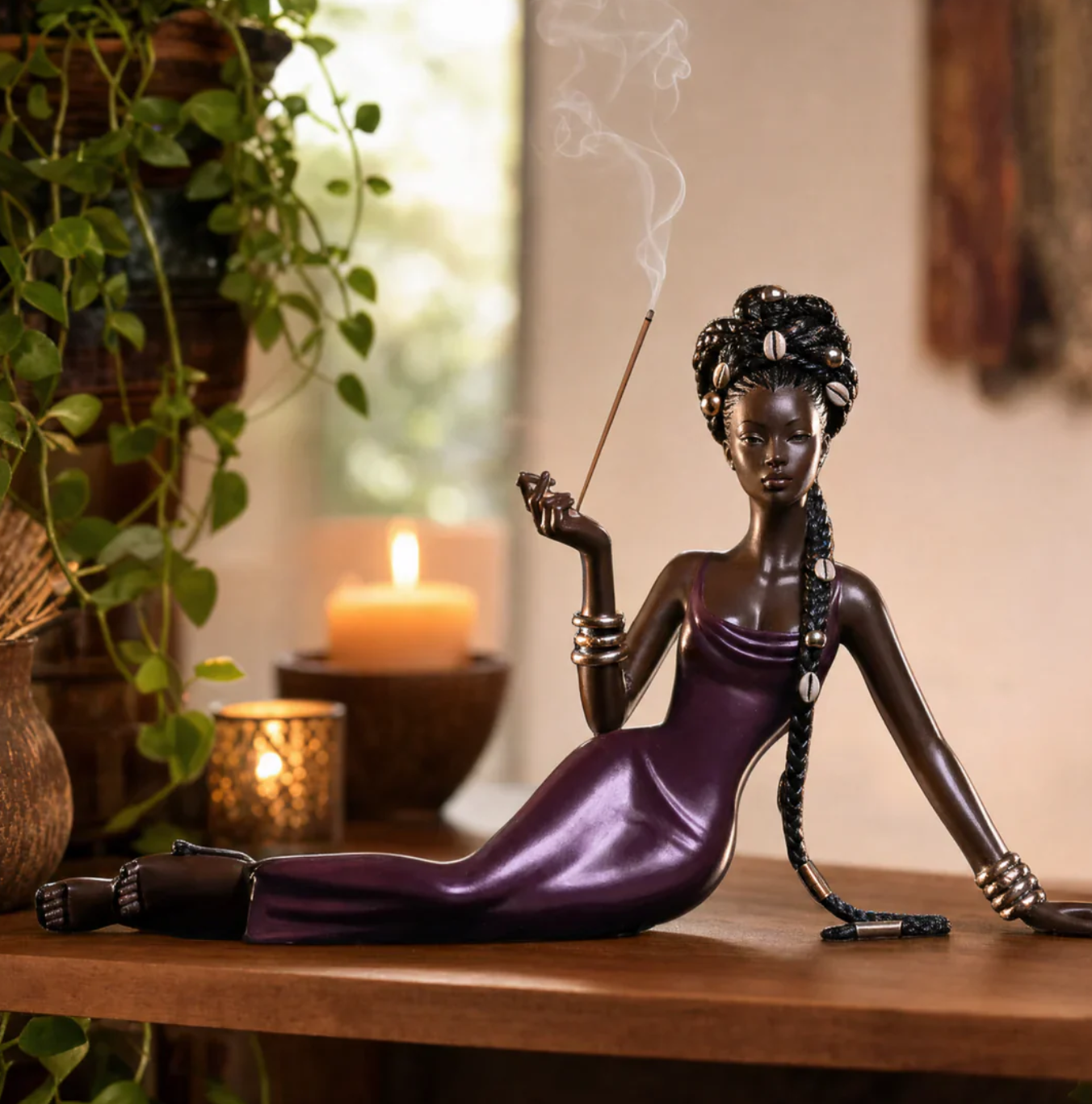 Resting Queen Incense Burner